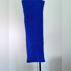 Old Navy Vibrant Blue Knit infinity scarf Accessory